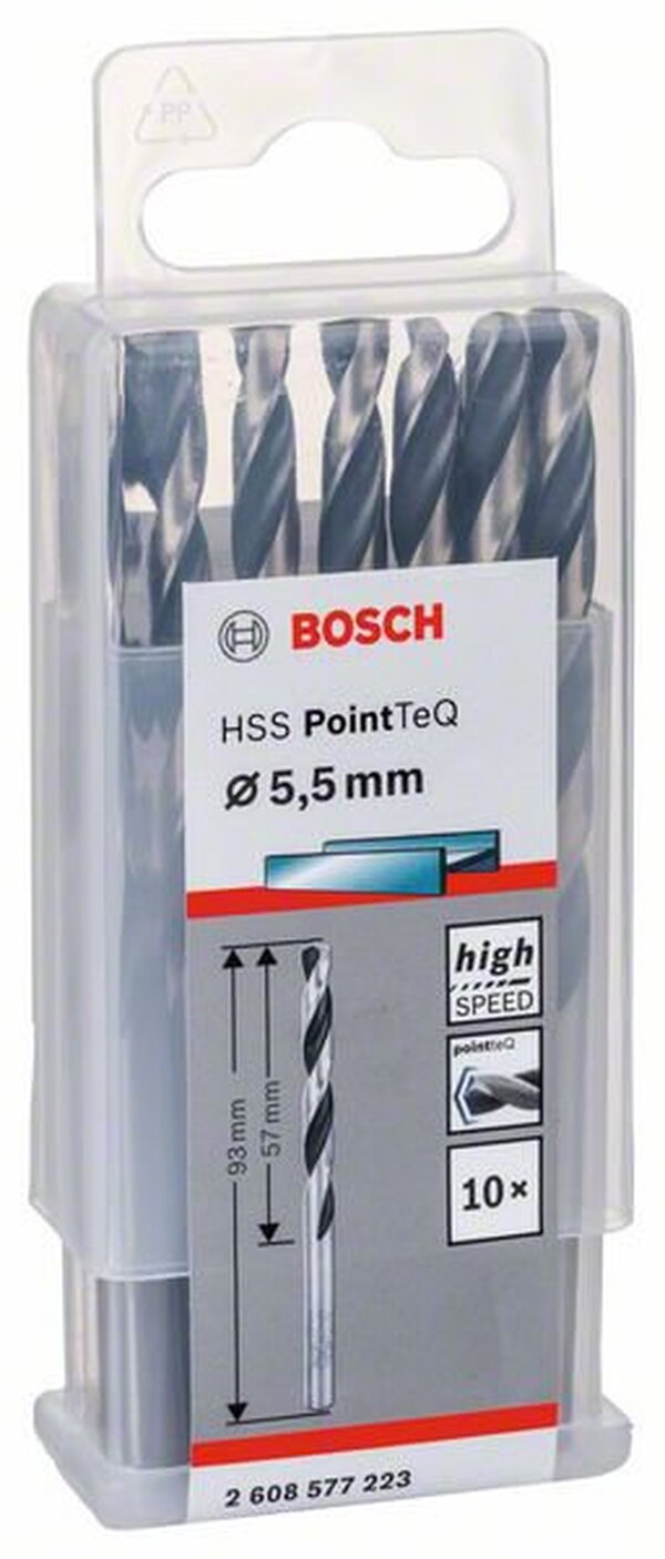Сверло по металлу Bosch PointTeQ 5,5мм 2608577223