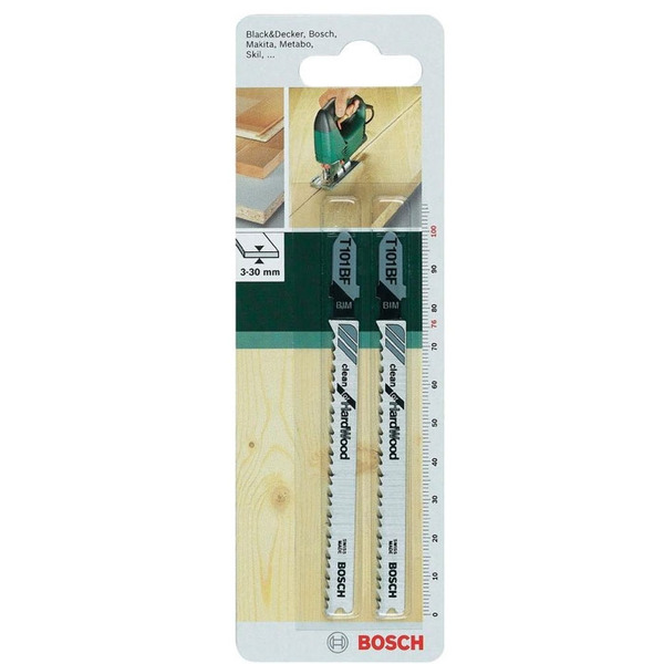 Пилки для лобзика Bosch T101BF BIM DIY (2шт) 2609256728