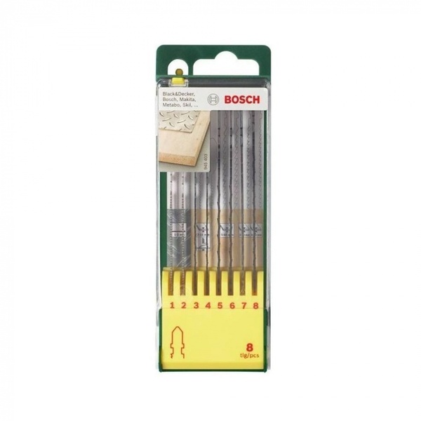 Пилки для лобзика Bosch Set Promoline  8шт  2607019458