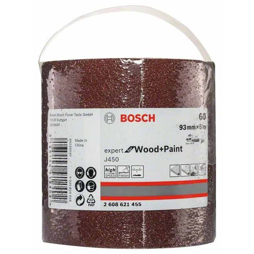Шлифлисты Bosch J450 5м*93мм 2608621455