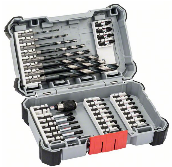 Набор ударных бит и сверл по металлу Bosch  35шт  Impact Control  кейс L  2608577148