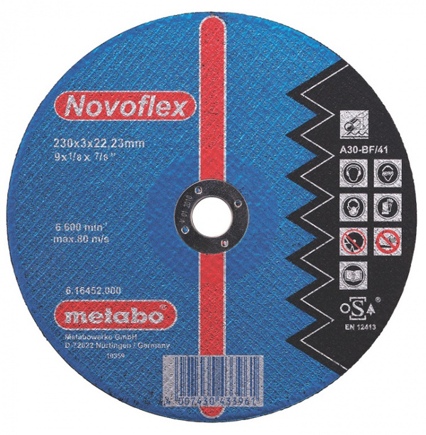 Круг обдирочный Metabo SP-Novoflex 150*6*22,23мм 617171000