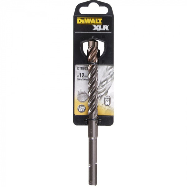 Бур DeWalt SDS-plus XLR 12*100/160 DT8933-QZ бур dewalt dt60820 qz sdsmax ф22х400 540мм xlr