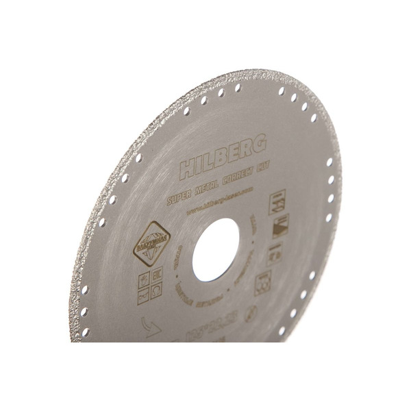 Диск алмазный Hilberg Super Metall 125*22,23 502125 hilberg диск алмазный hilberg revolution 400 12 25 4мм hmr809