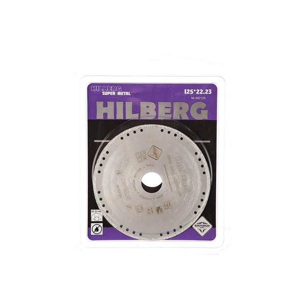 Диск алмазный Hilberg Super Metall 125*22,23 502125