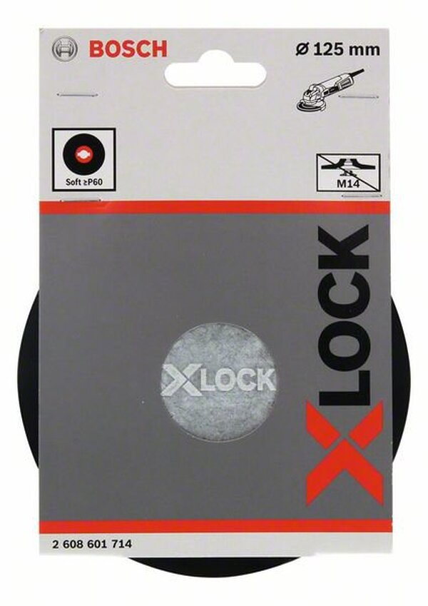 Тарелка опорная Bosch X-LOCK мягкая 125мм 2608601714