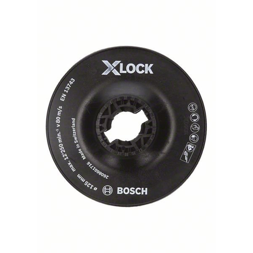 Тарелка опорная Bosch X-LOCK грубая 125мм 2608601716