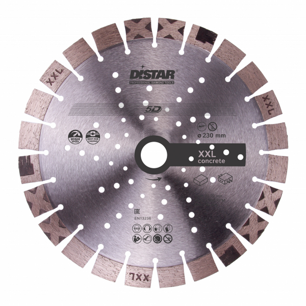 Диск алмазный DiStar XXL 1A1RSS/C3-H 230*2,8/2,0*17*22,23-24 14315530017