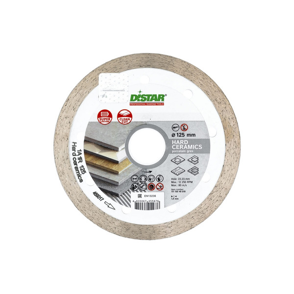 диск алмазный r 125x1 4 x 10 x 22 23 hard ceramics 11115048010 Диск алмазный Distar Hard Ceramics 1A1R 125*1.4*10*22.225 11115048010