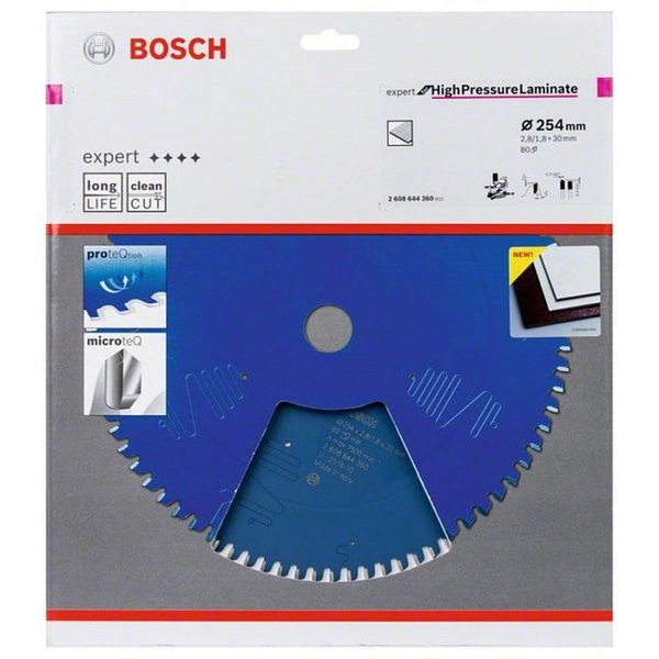 Диск пильный по ламинату Bosch 254*30-80T 2608644360