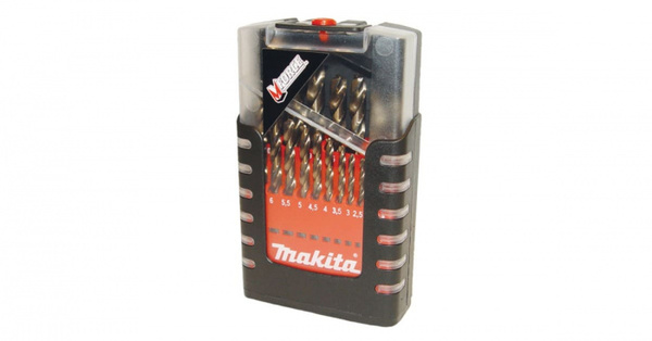 Набор сверл по металлу Makita  19шт  HSS D-29876