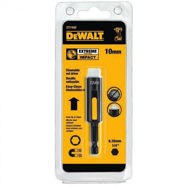 Ключ торцевой DeWalt 10мм Easy Clean DT7440-QZ
