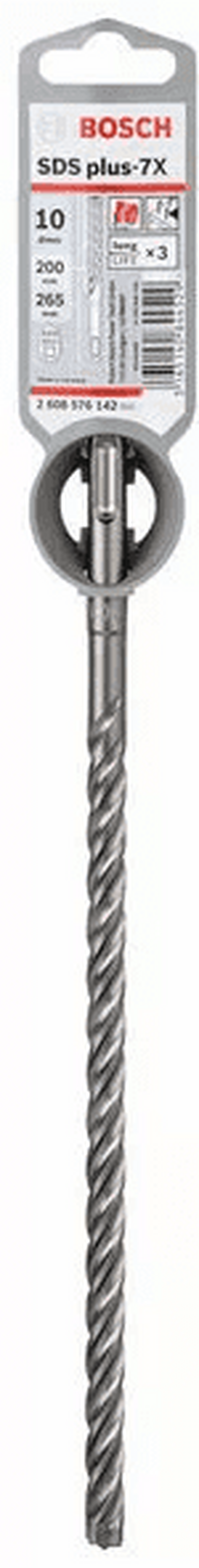 Бур Bosch SDS-plus-7X 10*200*265 Carbide 2608576142