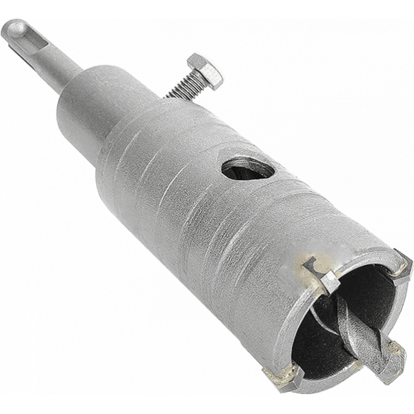 Коронка твердосплавная по бетону Mos-Distar SDS-plus 82мм  в сборе  MS-CBT82