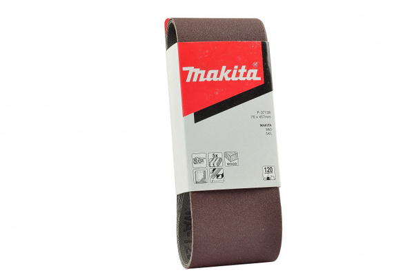 Лента шлифовальная Makita 76*457мм K120 (5шт) P-37138