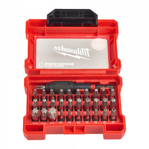 Набор бит Milwaukee 32шт Shockwave torx 4932471586 набор бит для шуруповерта milwaukee shockwave 15 шт 4932430904