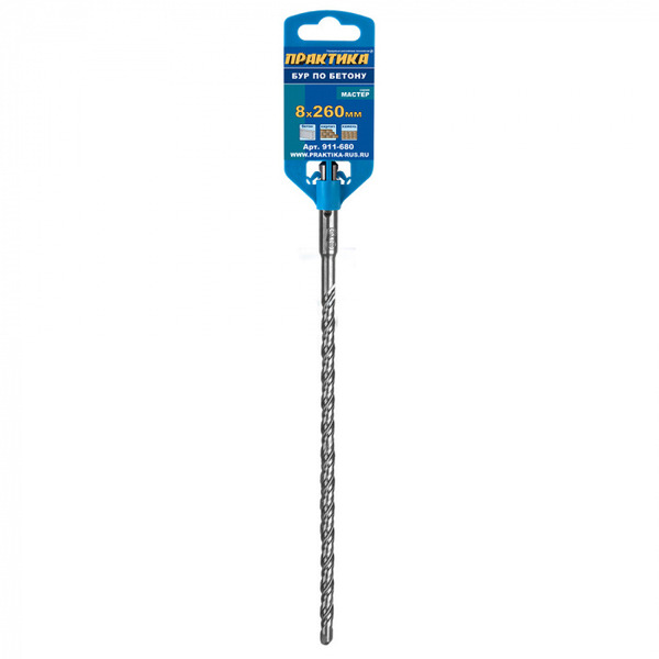 Бур Практика SDS-plus Мастер 8*200/260мм 911-680