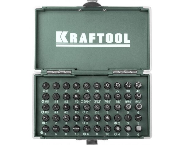 Набор бит Kraftool (50шт) X-Drive 26065-H50
