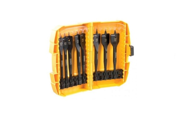 Набор сверл перьевых DeWalt  8шт  Impact 12-32мм DT70751-QZ