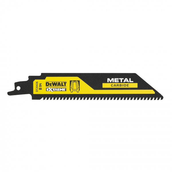 Полотно для сабельной пилы по металлу DeWalt 152мм  карбид  DT20436-QZ