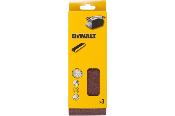Лента шлифовальная DeWalt 75*533 60G  3шт  DT3376-QZ