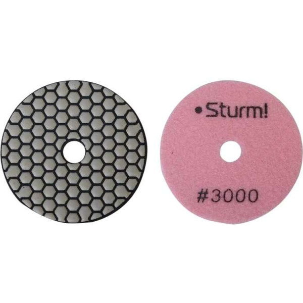 АГШК Sturm 100мм №3000  сухое шлифование  9012-D100-3000