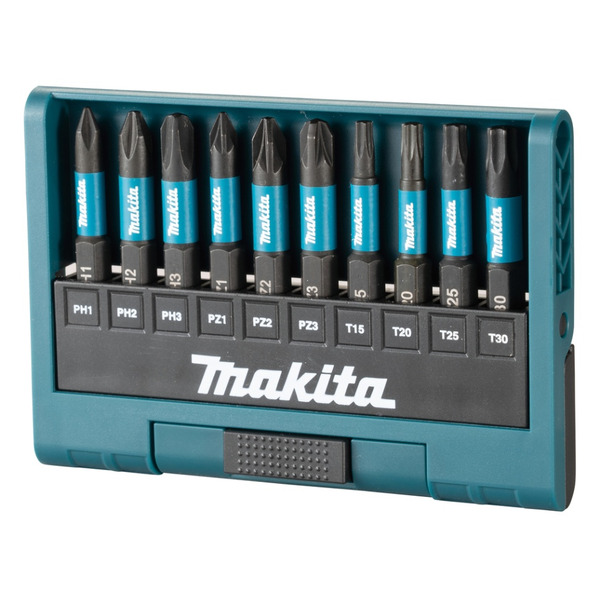 Набор бит Makita Impact Black 50мм 10шт E-12011 набор насадок makita impact black 31шт e 03084