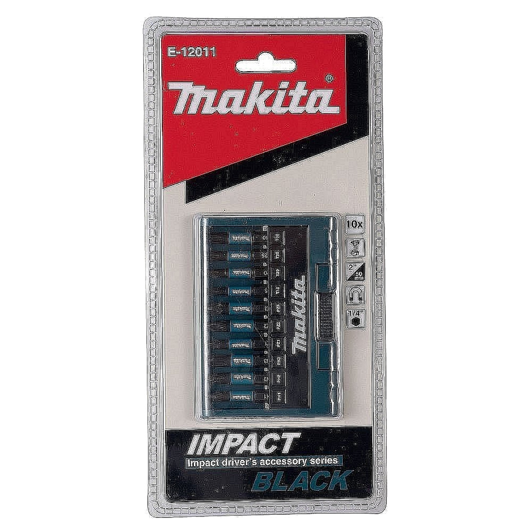Набор бит Makita Impact Black 50мм 10шт E-12011