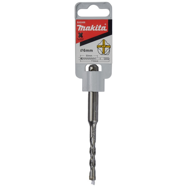Бур Makita sds-plus 4Cutter 6*50*110мм B-62496