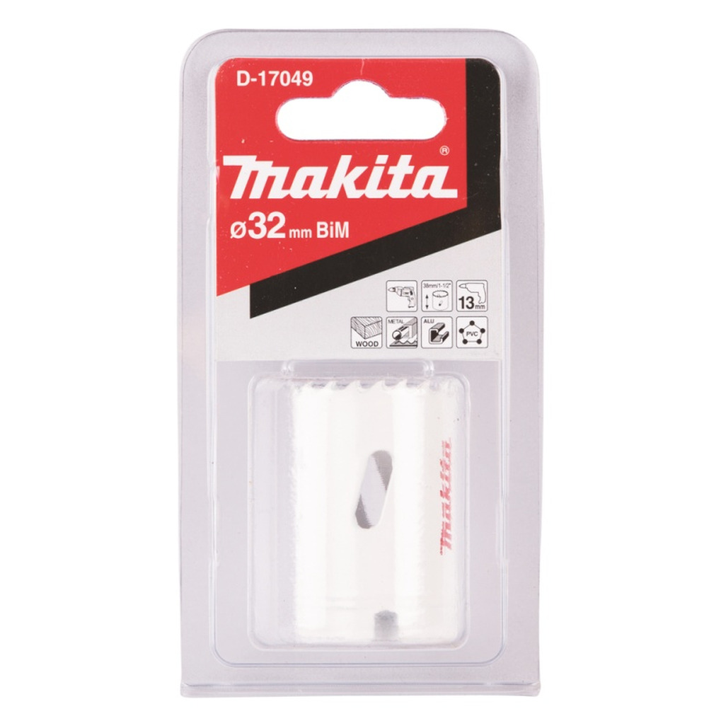 Коронка биметаллическая Makita 32мм D-17049 цена и фото