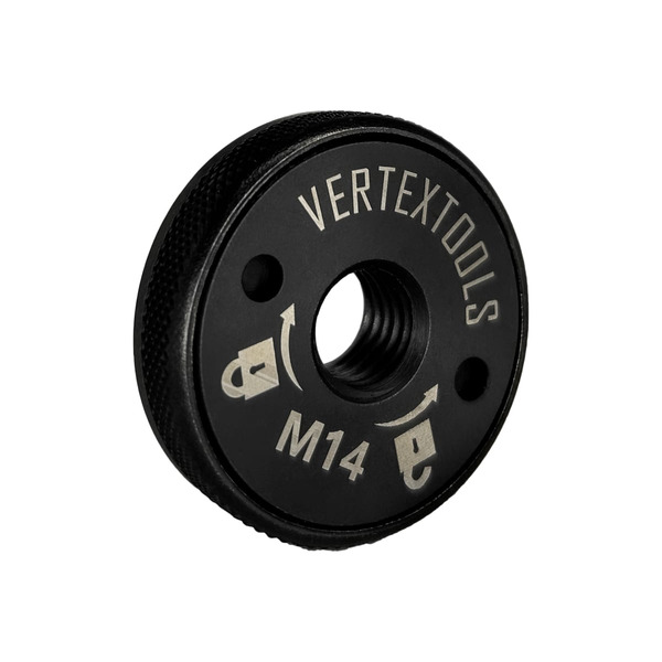 vertextools гайка vertextools с опорным флянцем m14 20 40 125 Гайка быстрозажимная Vertextools M14 10-40-125