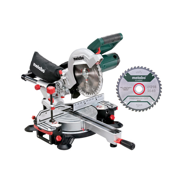 Пила торцовочная Metabo KGS 216 M + пильный диск 690827000 пила торцовочная metabo kgs 216 m пильный диск 690827000