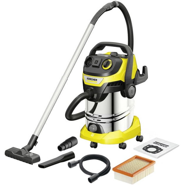 Пылесос Karcher WD 6 P S V-30/6/22/T 1.628-360.0 пылесос хозяйственный karcher wd 6 p s v 30 6 22 t ysy eu 1300 вт 30 л 1 628 360 0