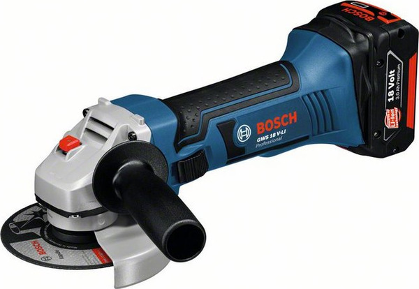 Аккумуляторная угловая шлифовальная машина Bosch GWS 18 V-LI 060193A30K