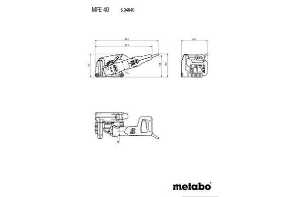 Штроборез Metabo MFE 40 604040510