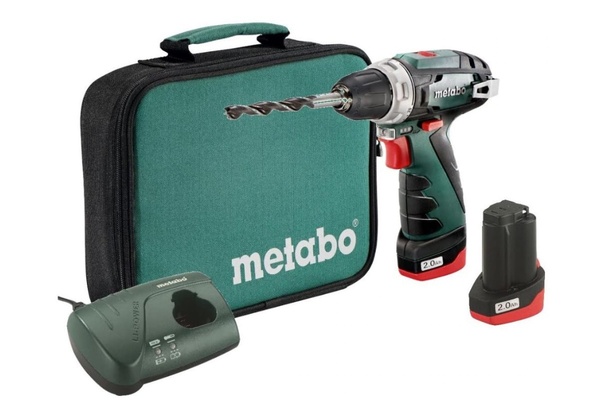 Аккумуляторная дрель-шуруповерт Metabo PowerMaxx BS (сумка) 600079550