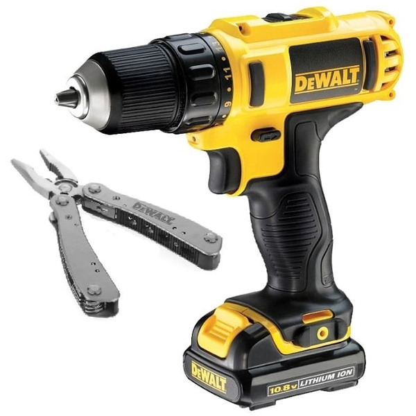 Аккумуляторная дрель-шуруповерт DeWalt DCD710C2P-KS