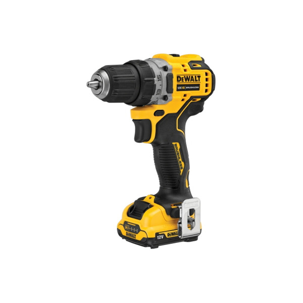 Аккумуляторная дрель-шуруповерт DeWalt DCD701D2-QW аккумуляторная дрель шуруповерт dewalt dcd709d2t qw