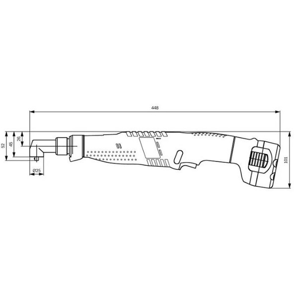 Аккумуляторная угловая дрель-шуруповерт Bosch EXACT 6 0602490652