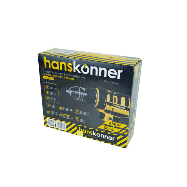 Дрель-шуруповерт Hanskonner HID2145P 50Нм