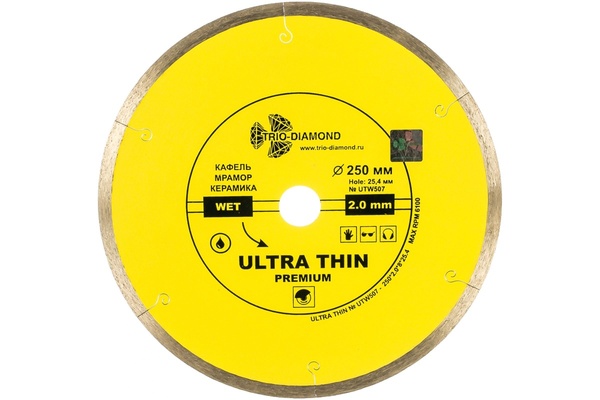 Диск алмазный Trio Diamond Ultra Thin 250*8*25,4мм UTW507