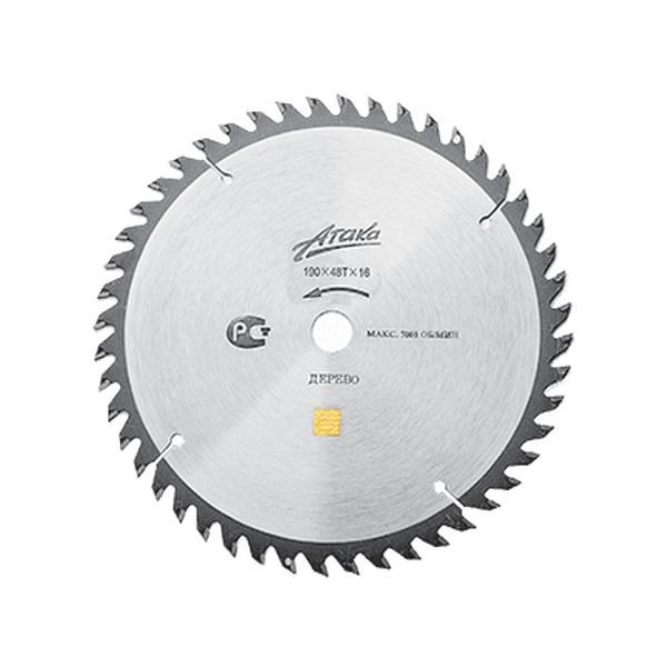 Диск пильный Атака 200*24T*32  по дереву  8078710