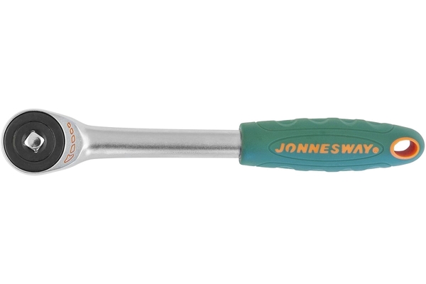 Рукоятка трещоточная Jonnesway ротационная со сквозным приводом 3/8"DR, 60 зубца, 240 мм, R6603 46298