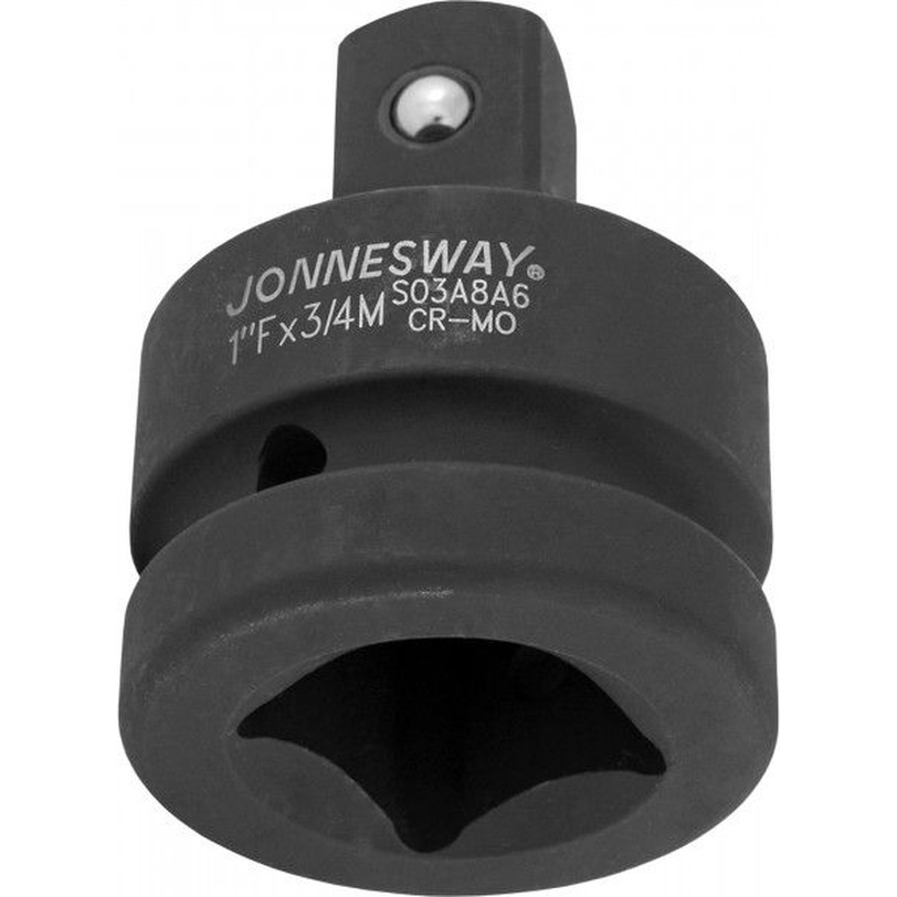 Адаптер Jonnesway для ударных головок 1F - 3/4 M S03A8A6 48329 jonnesway набор головок ударных удлинённых jonnesway 1 2dr для лекгосплавных дисков 17 19 21мм 3 пр s03ad4303s 47494