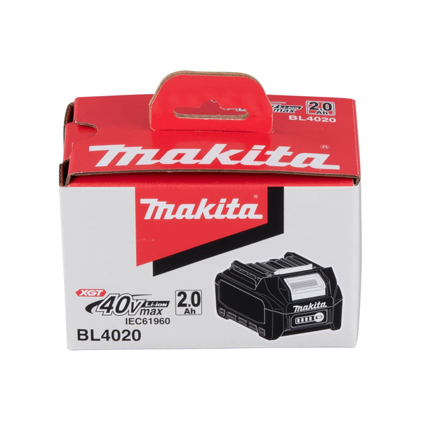 Аккумулятор Makita BL4020 XGT, 40В, 2.0Ач 191L29-0