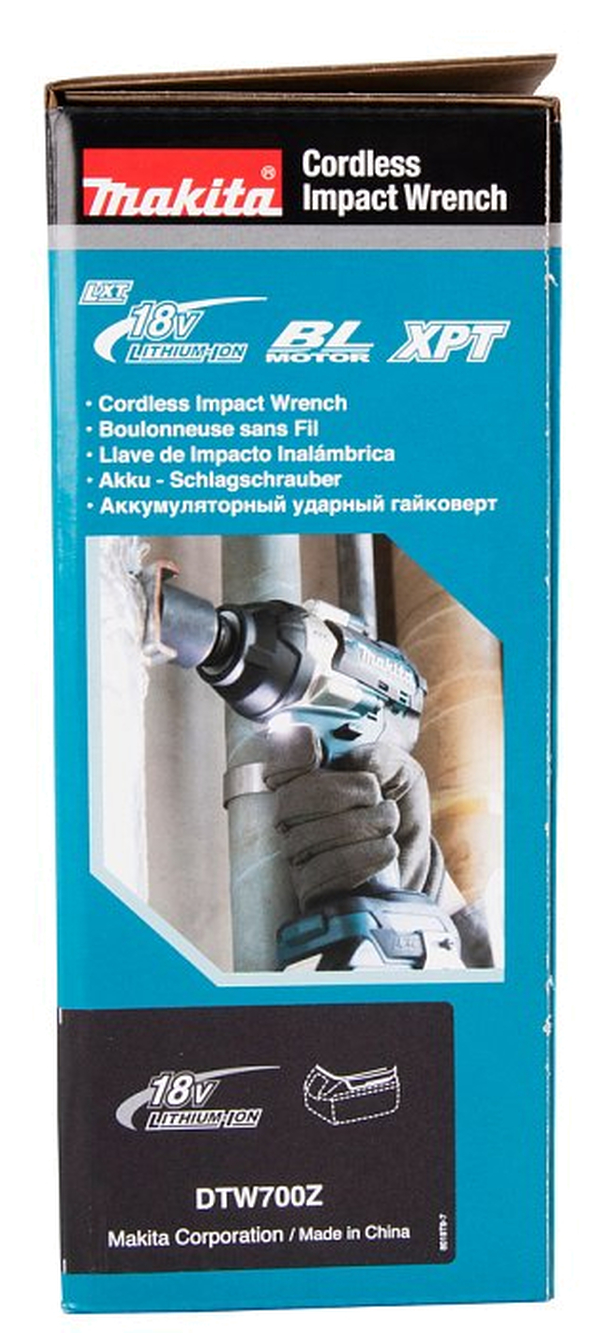 Аккумуляторный гайковерт Makita DTW700Z — купить по низкой цене в  интернет-магазине Кубань Инструмент