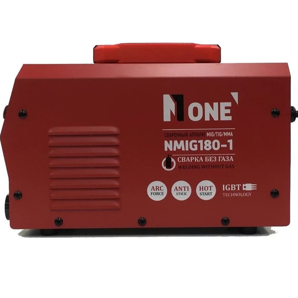 Сварочный полуавтомат инверторный №1 NMIG 180-1 (MIG/TIG/MMA 20-180А,без газа,цифровой дисплей)