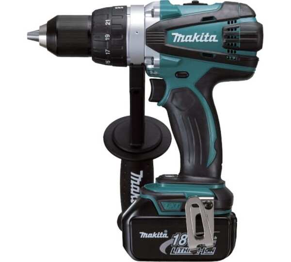 Аккумуляторная дрель-шуруповерт Makita DDF458RFE электроинструмент makita ddf458rfe