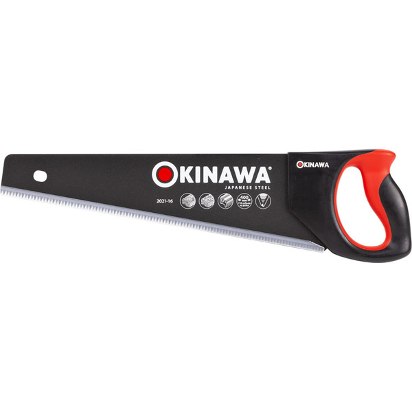Ножовка по дереву Okinawa с antistick покрытием 400мм 2021-16