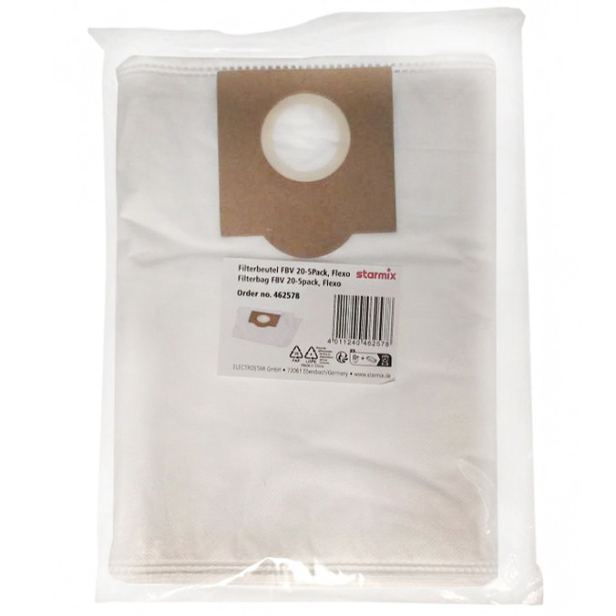Мешки для пылесоса Starmix для FLEXO 5шт 462578 цена и фото